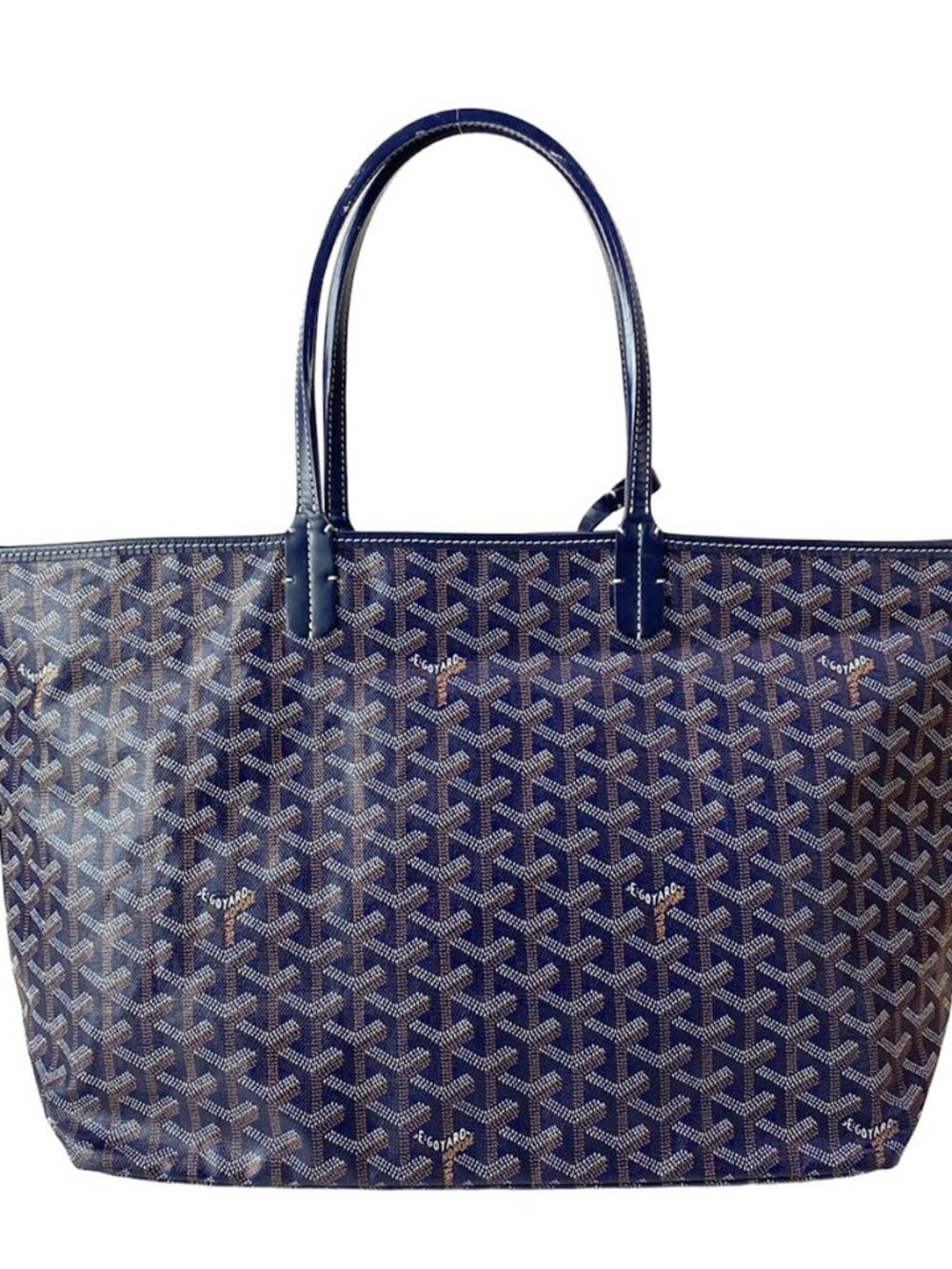 Goyard Tote Saint Louis PM Navy Leather